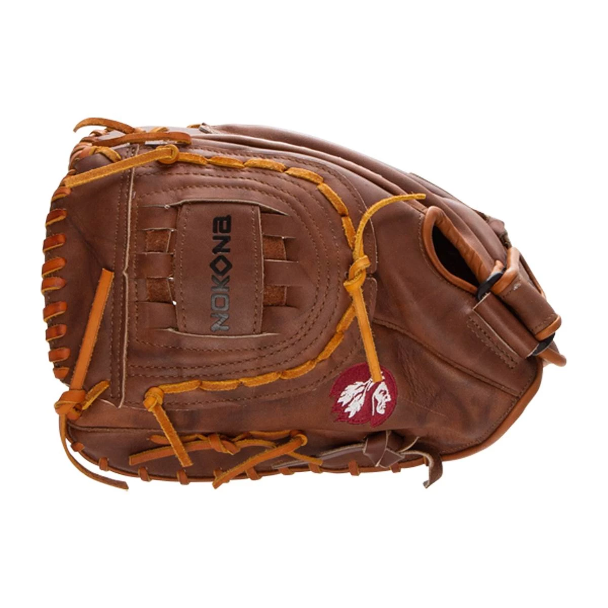 Promo ❤️ Nokona Walnut 14" First Base Mitt: W-N80C Brown ✨ 6 Promo ❤️ Nokona Walnut 14" First Base Mitt: W-N80C Brown ✨ - Image 4