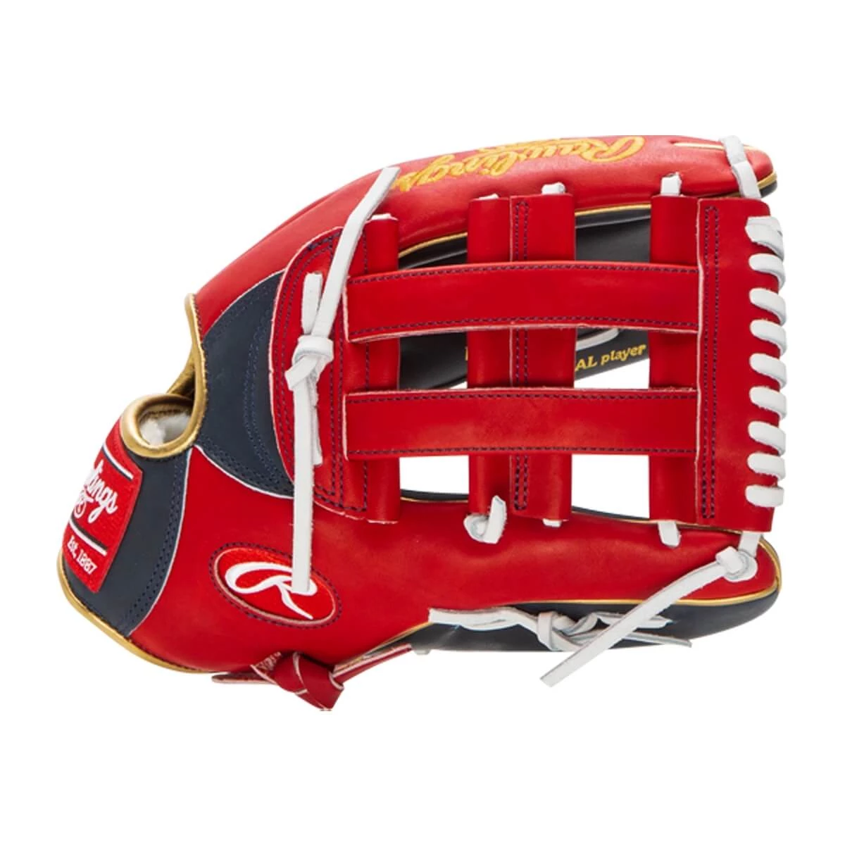 Cheap 🎁 Rawlings Pro Preferred 12.75" Ronald Acuna Jr. Baseball Glove: PROSRA13 Navy, Red ✨ 12 Cheap 🎁 Rawlings Pro Preferred 12.75" Ronald Acuna Jr. Baseball Glove: PROSRA13 Navy, Red ✨ - Image 10