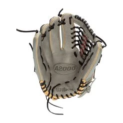 Top 10 ❤️ Wilson A2000 SuperSkin T125 12.5" Fastpitch Softball Glove: WBW100216125 Gold, Grey 😀