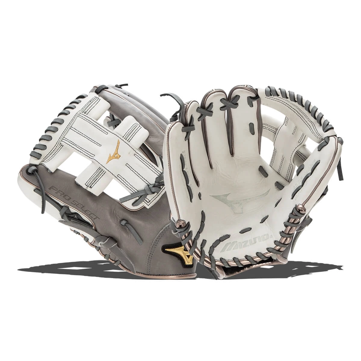 Promo ⭐ Mizuno Pro Select 11.75" Fastpitch Softball Glove: GPSF2-1175 Grey, White 😉 3 Promo ⭐ Mizuno Pro Select 11.75" Fastpitch Softball Glove: GPSF2-1175 Grey, White 😉