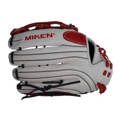 Best deal ✔️ Miken Pro Series 13.5" Slow Pitch Softball Glove: PRO135-WSN Blue, Red, White 🛒 -Glovegear Store 0842 02 21 miken pro series 13 5 slow pitch softball glove pro135 wsn 31192 5 l