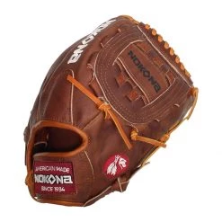 Discount 🧨 Nokona Walnut 12" Baseball Glove: W-1200C Brown 😍 -Glovegear Store 08e7 02 20 nokona walnut series baseball glove w 1200 23166 3 l