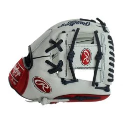 Buy 🧨 Rawlings HOH Mark of a Pro 11.5" Baseball Glove: SP204-2WS White, Red, Navy 👍 -Glovegear Store 0932 10 20 rawlings hoh mark of a pro 11 5 baseball glove sp204 2ws 33457 4 l
