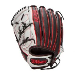 Best Sale ⭐ Wilson A2000 SuperSkin 12.25" Monica Abbott Fastpitch Softball Glove: WTA20RF19MA14GM Black, Red, White 🛒 -Glovegear Store 0957 10 21 wilson a2000 superskin 12 25 monica abbott fastpitch softball glove wta20rf19ma14gm 30509 7 l