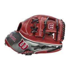 Brand new 😍 Wilson A2K 1787 Spin Control 11.75" Baseball Glove: WBW1004101175 Grey, Maroon ❤️ -Glovegear Store 0a45 06 21 wilson a2k 1787 spin control 11 75 baseball glove wbw1004101175 34678 4 l