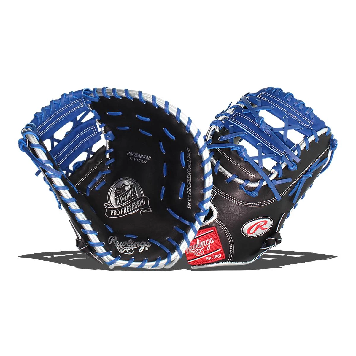 Hot Sale ๐งจ Rawlings Pro Preferred 12.75" Anthony Rizzo First Base Mitt: PROSAR44B Black, Blue, Silver ๐ 17 Hot Sale ๐งจ Rawlings Pro Preferred 12.75" Anthony Rizzo First Base Mitt: PROSAR44B Black, Blue, Silver ๐ - Image 15