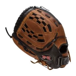 Flash Sale ⭐ Miken Super Soft Series 13" Slow Pitch Softball Glove: MFG5 Black, Brown 🛒 -Glovegear Store 0e33 10 21 miken super soft series 13 slow pitch softball glove mfg5 5644 3 l