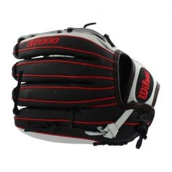 Best Sale ⭐ Wilson A2000 SuperSkin 12.25" Monica Abbott Fastpitch Softball Glove: WTA20RF19MA14GM Black, Red, White 🛒 -Glovegear Store 0e40 07 18 30509 4 m