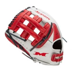 Cheapest 🔔 Miken Pro Series 13" Slow Pitch Softball Glove: PRO130-WSN Red, White 🥰 -Glovegear Store 0eb1 10 21 miken pro series 13 slow pitch softball glove pro130 wsn 31191 10 l