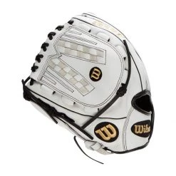 Promo 😀 Wilson A1000 V125 12.5" Fastpitch Softball Glove: WBW100182125 Black, White, Gold ❤️ -Glovegear Store 0eeb 11 21 wilson a1000 v125 12 5 fastpitch softball glove wbw100182125 34280 17 l