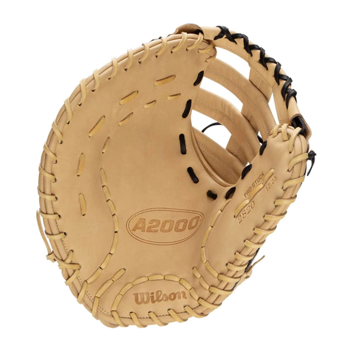 Promo โ Wilson A2000 SuperSkin 2820 12.25" Baseball First Base Mitt: WBW1001211225 Black, Tan ๐ 4 Promo โ Wilson A2000 SuperSkin 2820 12.25" Baseball First Base Mitt: WBW1001211225 Black, Tan ๐ - Image 2