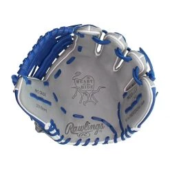 Budget 🔥 Rawlings Heart of the Hide 11.5" Baseball Glove: PRO204-2GR Blue, Grey ⌛ -Glovegear Store 0f47 03 20 rawlings heart of the hide 11 5 baseball glove pro204 2gr 33265 6 l