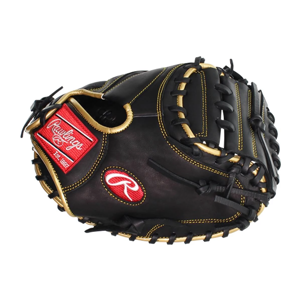 Top 10 π― Rawlings R9 32.5" Baseball Catcher's Mitt: R9CM325BG Black, Gold βοΈ 6 Top 10 π― Rawlings R9 32.5" Baseball Catcher's Mitt: R9CM325BG Black, Gold βοΈ - Image 4