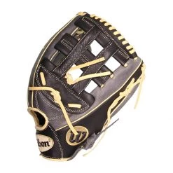 Best Pirce ⌛ Wilson A1000 1750 12.5" Baseball Glove: WBW100138125 Black, Grey, Tan 👏 -Glovegear Store 118b 03 21 wilson a1000 1750 12 5 baseball glove wbw100138125 34274 6 l