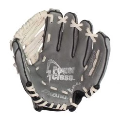 Promo 🤩 Mizuno Prospect 9" Youth Baseball Glove: GPP900Y2GY Grey, White 🛒