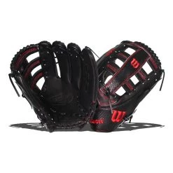 Best Pirce ⌛ Wilson A2K 12.75" SuperSkin Baseball Glove: WBW1000671275 Black ✨ -Glovegear Store 13be 07 20 wilson a2k 12 75 superskin baseball glove wbw1000671275 33323 1 l