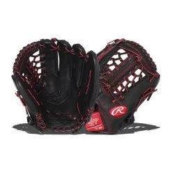 Hot Sale ⭐ Rawlings R9 Series 11.5" Youth Baseball Glove: R9YPT4-4B Black 👏 -Glovegear Store 15fc 09 21 rawlings r9 series 11 5 youth baseball glove r9ypt4 4b 30142 008 l