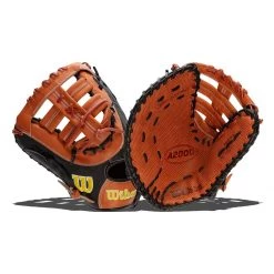 Wholesale 🔥 Wilson A2000 SuperSkin 1620 Spin Control 12.5" Baseball First Base Mitt: WBW100123125 Black, Red ⭐