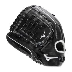 Flash Sale ❤️ Mizuno Pro Select 12" Fastpitch Softball Glove: GPSF1200BK Black, White 👏 -Glovegear Store 175d 11 21 mizuno pro select 12 fastpitch softball glove gpsf1200bk 30757 3 l