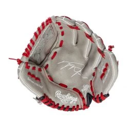 Best Pirce ❤️ Rawlings Sure Catch 11" Mike Trout Youth Baseball Glove: SC110MT Grey, Red 🛒 -Glovegear Store 1959 08 21 rawlings sure catch 11 mike trout youth baseball glove sc110mt 34630 6 l