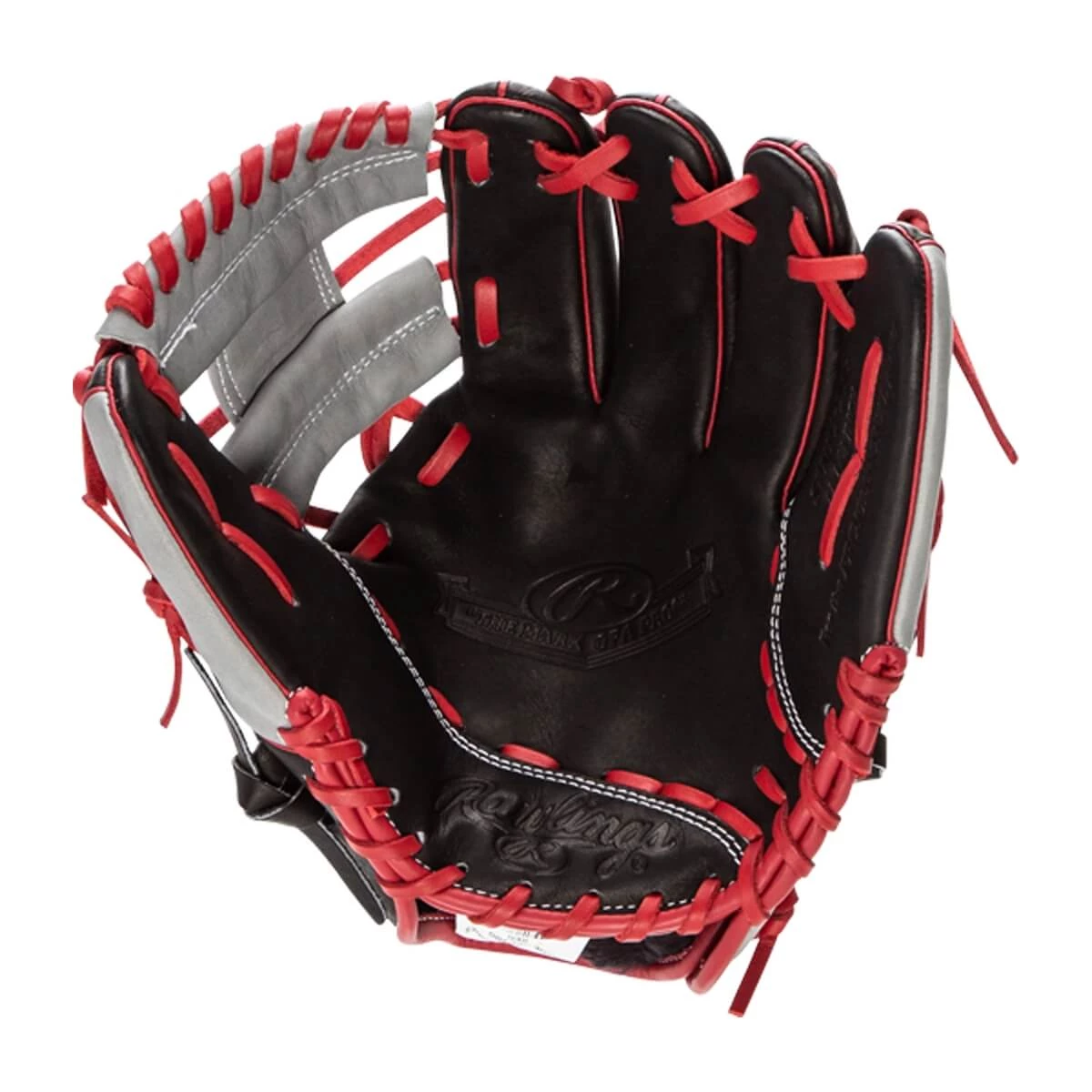Flash Sale ๐ Rawlings HOH Mark of a Pro 11.25" Baseball Glove: SPNP2-2BG Black, Grey, Red โค๏ธ 4 Flash Sale ๐ Rawlings HOH Mark of a Pro 11.25" Baseball Glove: SPNP2-2BG Black, Grey, Red โค๏ธ - Image 2