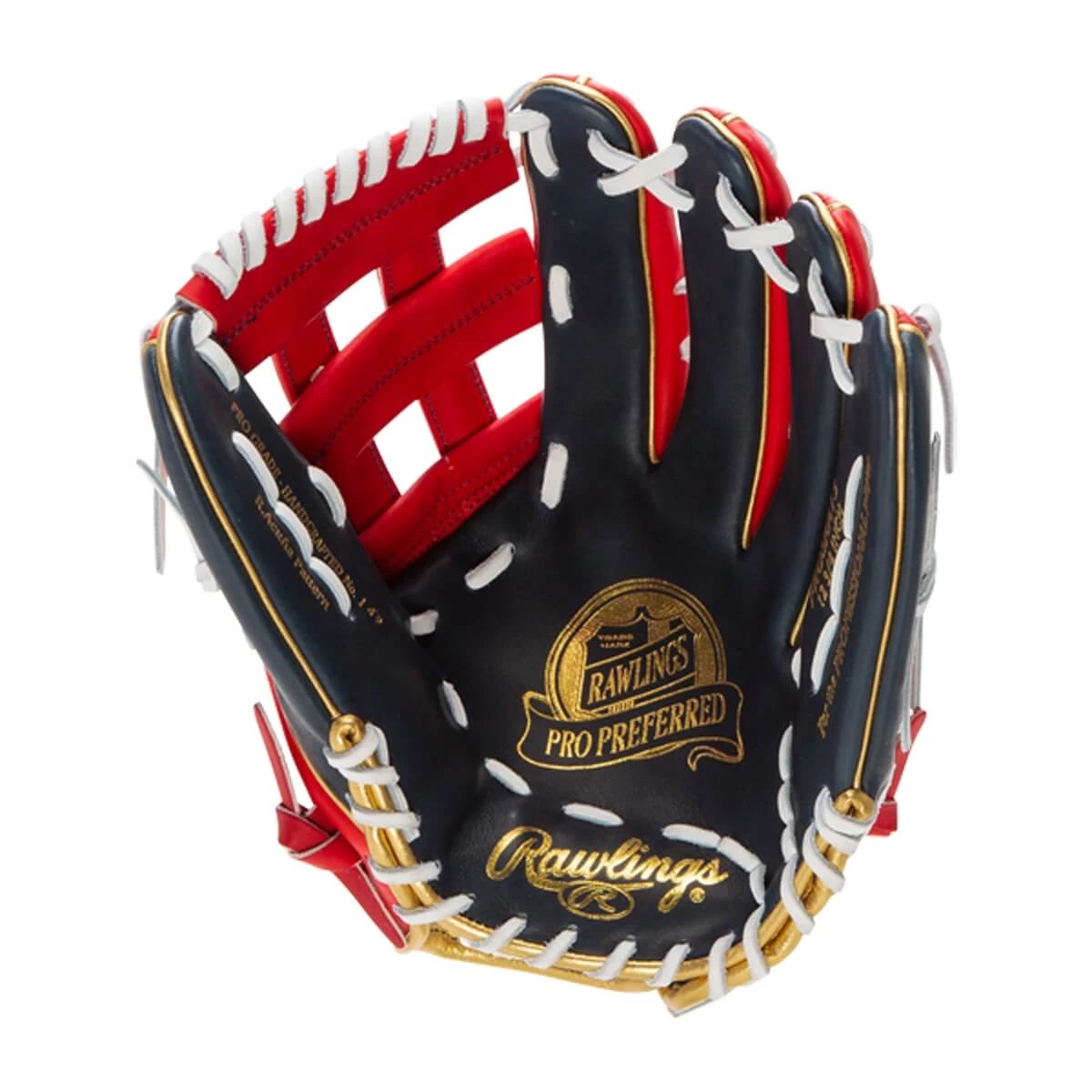 Cheap 🎁 Rawlings Pro Preferred 12.75" Ronald Acuna Jr. Baseball Glove: PROSRA13 Navy, Red ✨ 11 Cheap 🎁 Rawlings Pro Preferred 12.75" Ronald Acuna Jr. Baseball Glove: PROSRA13 Navy, Red ✨ - Image 9