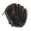 Brand new ⭐ Mizuno Pro 12" Baseball Glove: GMP2BK-100DT Black, Yellow ✔️ -Glovegear Store 1f4a 10 18 30664 1 m