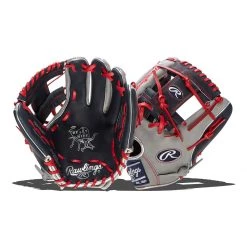 Budget 🌟 Rawlings Heart of the Hide R2G 11.75" Baseball Glove: PRORFL12N Grey, Navy, Red 👏