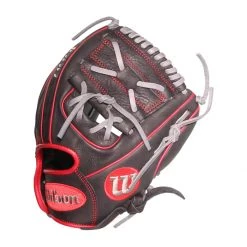 Cheap ✨ Wilson A1000 PFX2 11" Baseball Glove: WBW10013111 Black, Grey, Red ✔️ -Glovegear Store 22b2 03 21 wilson a1000 pfx2 11 baseball glove wbw10013111 34269 3 l