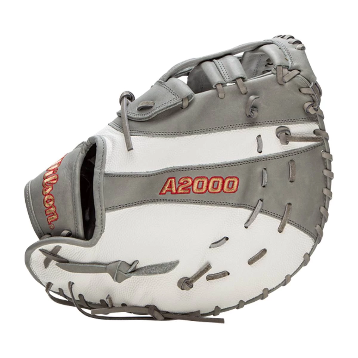 Best Pirce ๐คฉ Wilson A2000 SuperSkin FP1B 12.50" Fastpitch Softball First Base Mitt: WBW100219125 Grey, White ๐งจ 6 Best Pirce ๐คฉ Wilson A2000 SuperSkin FP1B 12.50" Fastpitch Softball First Base Mitt: WBW100219125 Grey, White ๐งจ - Image 4