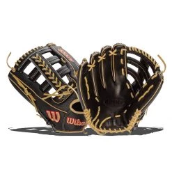 Hot Sale ✨ Wilson A2000 SuperSkin 1800 12.75" Baseball Glove: WBW1001021275 Black, Tan 🤩