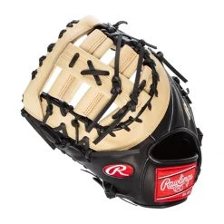 Outlet 😀 Rawlings Heart of the Hide 13" First Base Mitt: PRODCTCB Black, Tan ⭐ -Glovegear Store 246d 12 21 rawlings heart of the hide 13 first base mitt prodctcb 29900 3 l