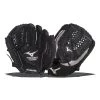 New 🤩 Mizuno Prospect PowerClose 11" Youth Baseball Glove: GPP1100Y3BG Black, Silver 👍 -Glovegear Store 24cb 04 20 mizuno prospect powerclose 11 youth baseball glove gpp1100y3bg 30862 1 l