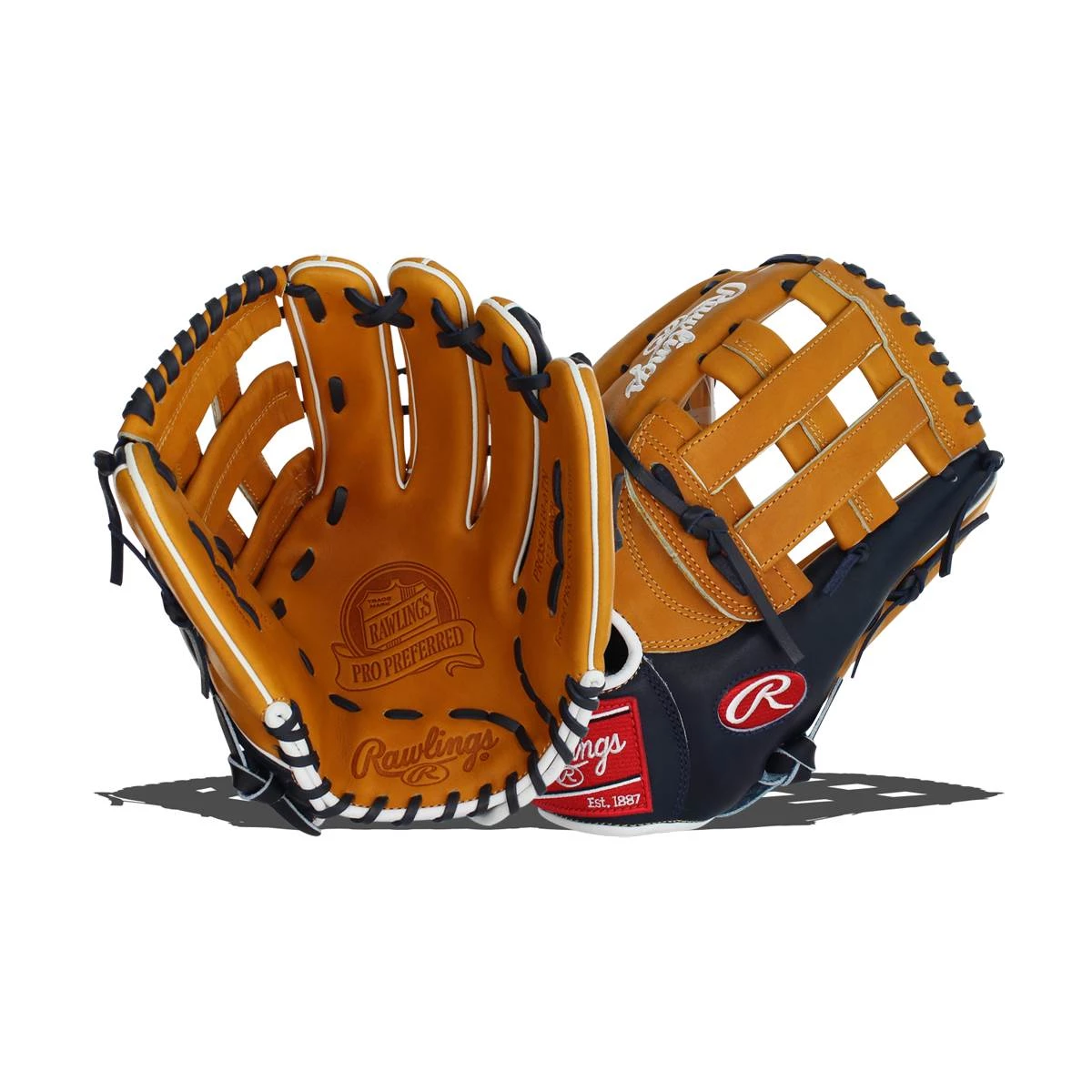 Wholesale ✔️ Rawlings Pro Preferred 12.75" Baseball Glove: PROS3039-6TN Brown, Navy 👍 16 Wholesale ✔️ Rawlings Pro Preferred 12.75" Baseball Glove: PROS3039-6TN Brown, Navy 👍 - Image 14