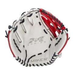 New 🌟 Miken 14" Pro Series Slow Pitch Softball Glove: PRO140-WSN Grey, Blue, Red 🥰 -Glovegear Store 28a1 10 21 miken 14 pro series slow pitch softball glove pro140 wsn 31193 6 l