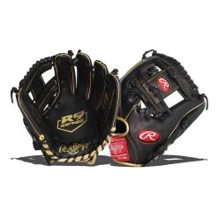 Best reviews of 👏 Rawlings R9 11.5" Baseball Glove: R9204-2BG Black, Gold 🧨