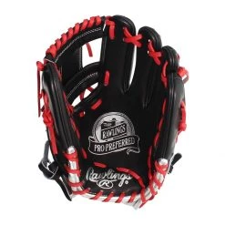 Top 10 ❤️ Rawlings Pro Preferred 11.75" Francisco Lindor Baseball Glove: PROSFL12B Black, Red 🌟
