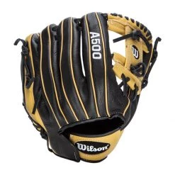 Coupon ❤️ Wilson A500 Siren 11.5" Youth Fastpitch Softball Glove: WBW100419115 Black, Tan ✔️ -Glovegear Store 2de5 10 21 wilson a500 siren 11 5 youth fastpitch softball glove wbw100419115 34734 7 l