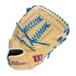 Cheap 👍 Wilson A2000 Aubree Munro SuperSkin AM1 Spin Control 34" Fastpitch Softball Catcher's Mitt: WBW10043634 Blue, Red, Tan 😍 -Glovegear Store 2f4c 09 21 wilson a2000 aubree munro superskin am1 spin control 34 fastpitch softball catchers mitt wbw10043634 34696 3 l