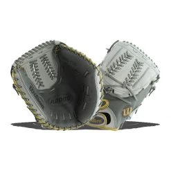Budget ✨ Wilson A2000 SuperSkin 34" Fastpitch Softball Catcher's Mitt: WTA20RF19CM34SS Grey, White 🎉 -Glovegear Store 2fb0 08 18 30522 l