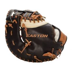 Outlet ⭐ Easton Professional Collection Hybrid 12.75" Baseball First Base Mitt: PCH-K70B Black, Tan 😍 -Glovegear Store 307d 10 21 easton professional collection hybrid 12 75 baseball first base mitt pch k70b 34404 10 l