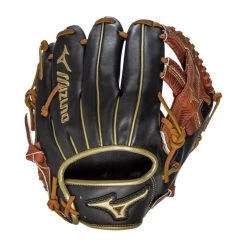 Hot Sale ⌛ Mizuno Pro Select 11.75" Baseball Glove: GPS2-600R2 Black, Tan ⭐ -Glovegear Store 30f6 08 21 mizuno pro select 11 75 baseball glove gps2 600r2 34541 7 l