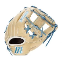 Hot Sale ⭐ Marucci Palmetto Series 11.75" Fastpitch Softball Glove: MFGPLM1175FP Blue, Tan 🎁 -Glovegear Store 314a 08 21 marucci palmetto series 11 75 fastpitch softball glove mfgplm1175fp 34981 3 l