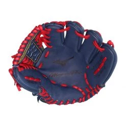 Flash Sale 🥰 Mizuno Pro 12" Mike Soroka Baseball Glove: GMP2MS-100DT4 Navy, Red 👍 -Glovegear Store 3171 10 20 mizuno pro 12 mike soroka baseball glove gmp2ms 100dt4 33690 6 l