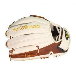 Hot Sale ✨ Mizuno Classic Pro Soft 12" Fastpitch Softball Glove: GCF1200F3 Brown, White 👏 -Glovegear Store 3231 09 18 30811 4 m