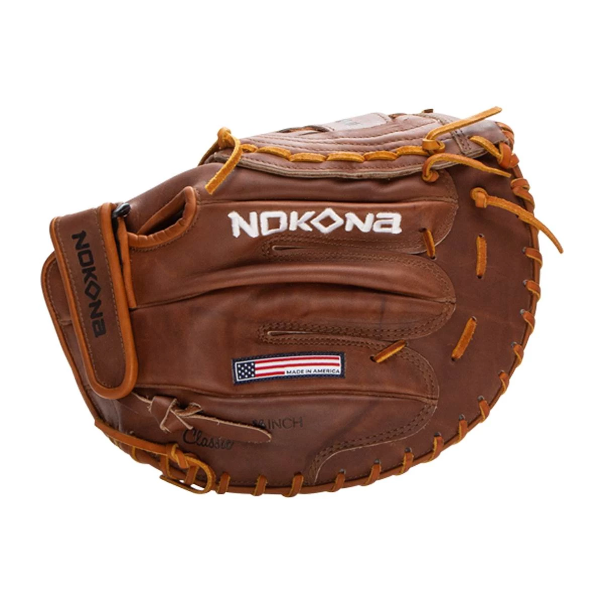 Promo ❤️ Nokona Walnut 14" First Base Mitt: W-N80C Brown ✨ 7 Promo ❤️ Nokona Walnut 14" First Base Mitt: W-N80C Brown ✨ - Image 5