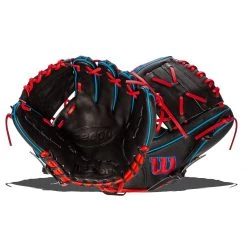 Cheap 🎁 Wilson A2000 SuperSkin PFX2 11" Baseball Glove: WBW10039711 Black, Blue, Red ⌛ -Glovegear Store 3392 09 21 wilson a2000 superskin pfx2 11 baseball glove wbw10039711 34686 008 l