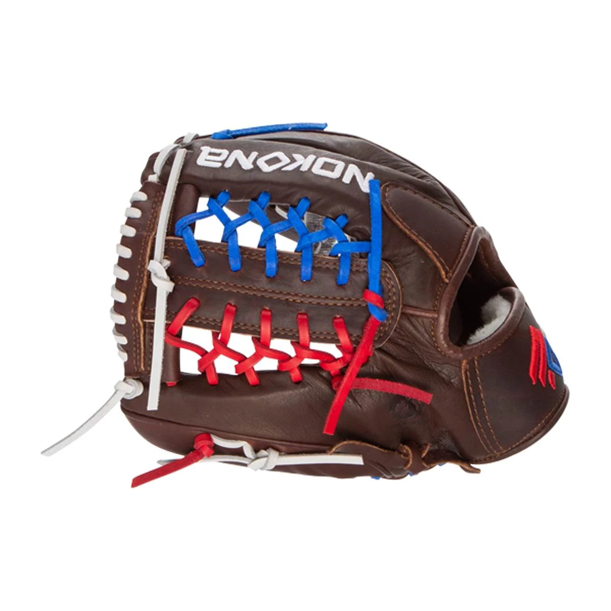 Best deal ❤️ Nokona X2 Elite 11.25" Youth Baseball Glove: X2-200POP RWB Blue, Brown, Red, White ⌛ 5 Best deal ❤️ Nokona X2 Elite 11.25" Youth Baseball Glove: X2-200POP RWB Blue, Brown, Red, White ⌛ - Image 3