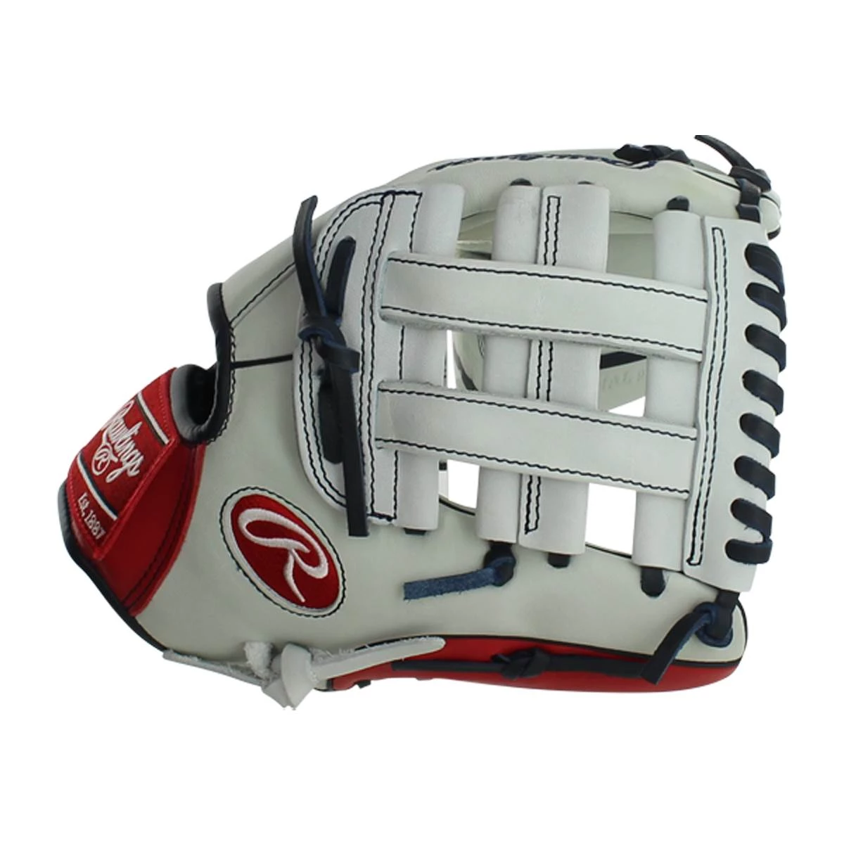 Best Sale ⭐ Rawlings HOH Mark of a Pro 11.5" Baseball Glove: SP204-6WS Red, White, Navy 🌟 6 Best Sale ⭐ Rawlings HOH Mark of a Pro 11.5" Baseball Glove: SP204-6WS Red, White, Navy 🌟 - Image 4