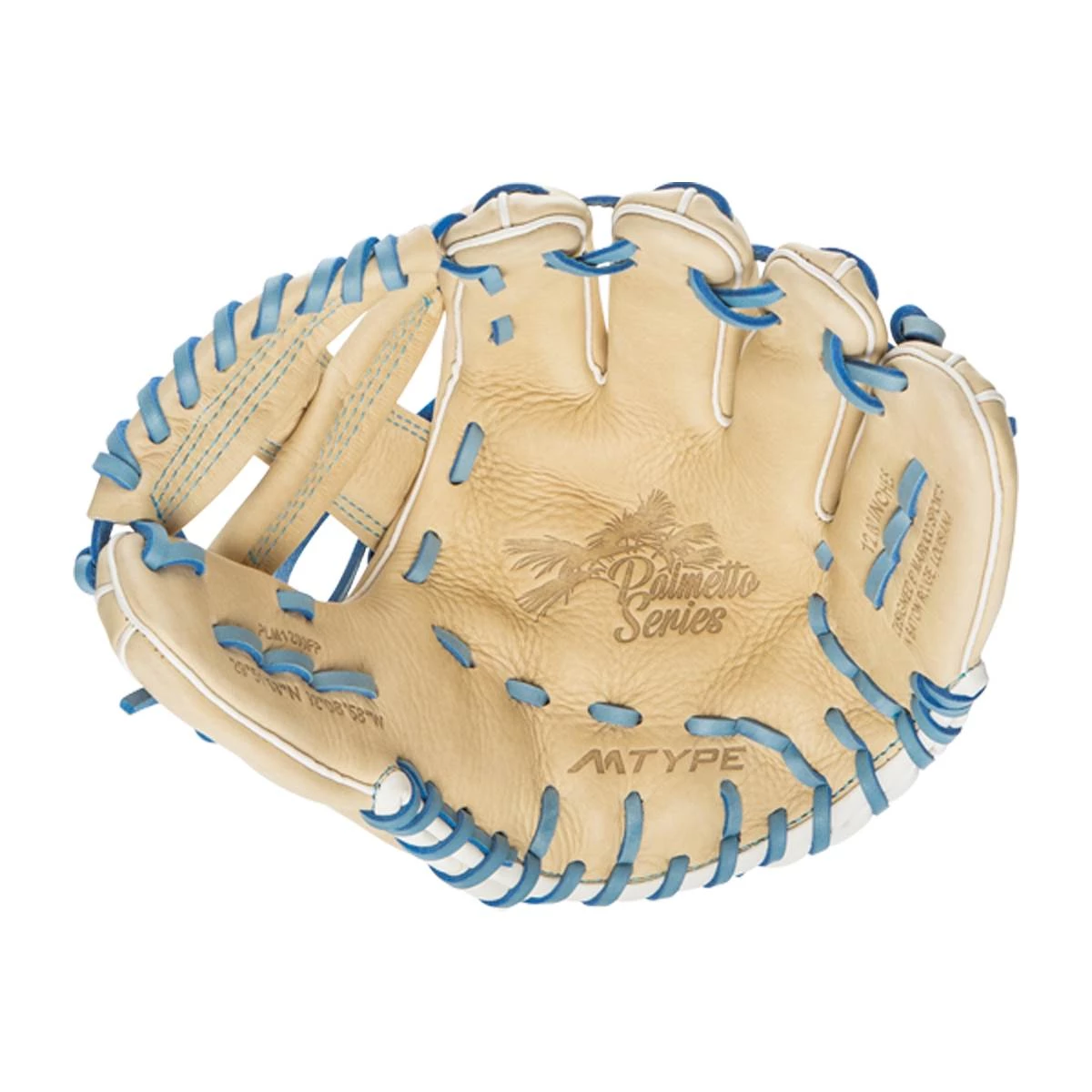 Cheapest 🔔 Marucci Palmetto Series 12" Fastpitch Softball Glove: MFGPLM1200FP Blue, Tan 😀 8 Cheapest 🔔 Marucci Palmetto Series 12" Fastpitch Softball Glove: MFGPLM1200FP Blue, Tan 😀 - Image 6
